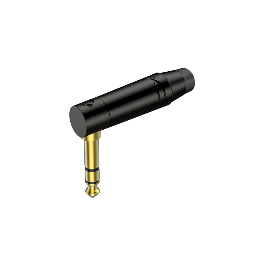 RJ3RPP-BK-BG CONECTOR PLUG 6.5MM MACHO