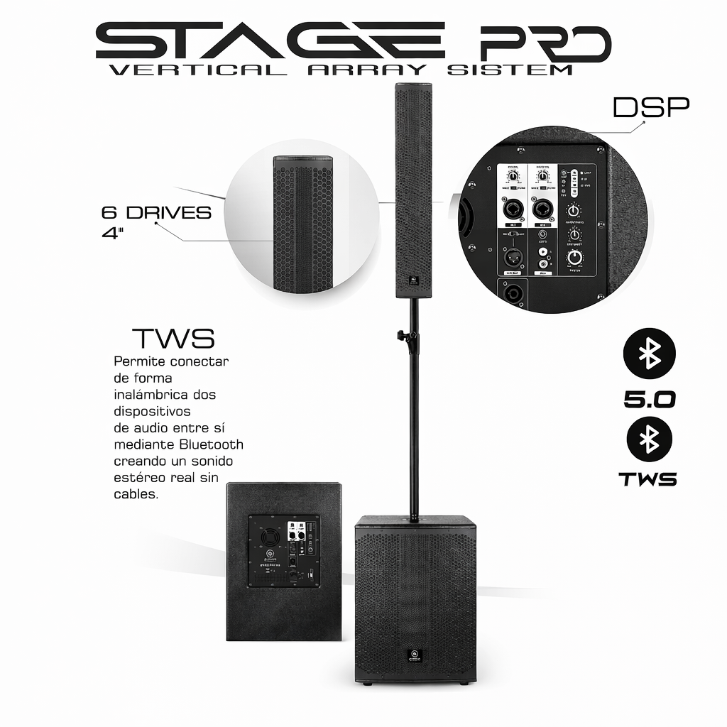 STAGE PRO 156 SISTEMA LINEAL AURORA