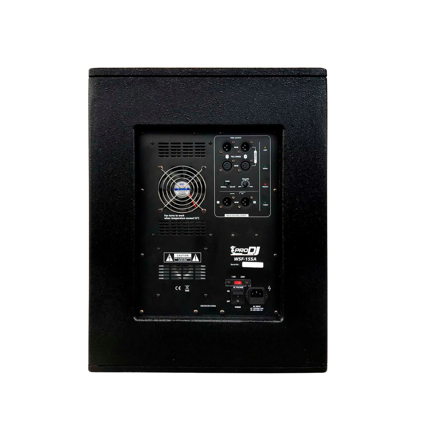 WSF-15SA SUBWOOFER PRO DJ ACTIVO 15"