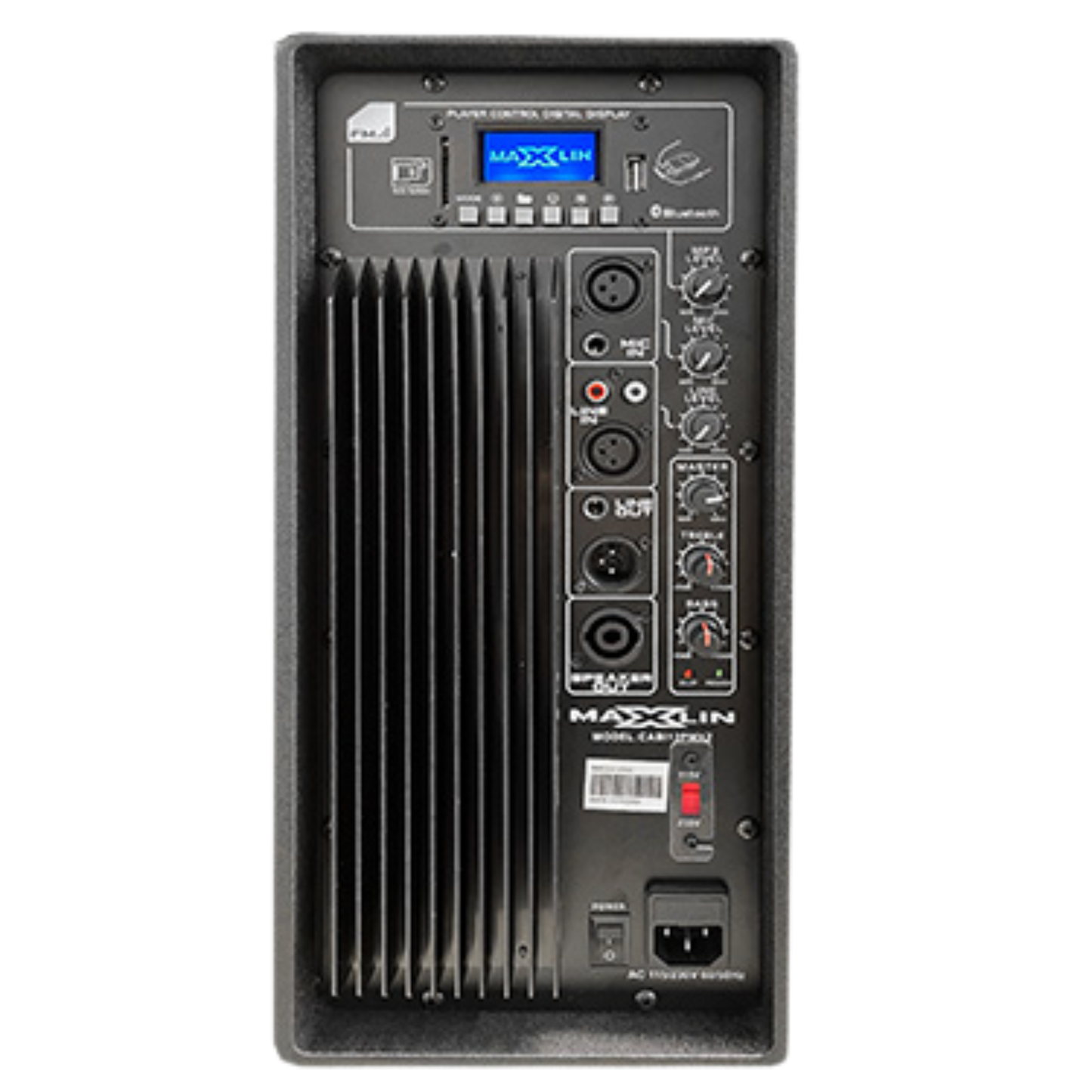 MX12Z ALTAVOZ ACTIVO MAXLIN 12 PULGADAS EN COMBO