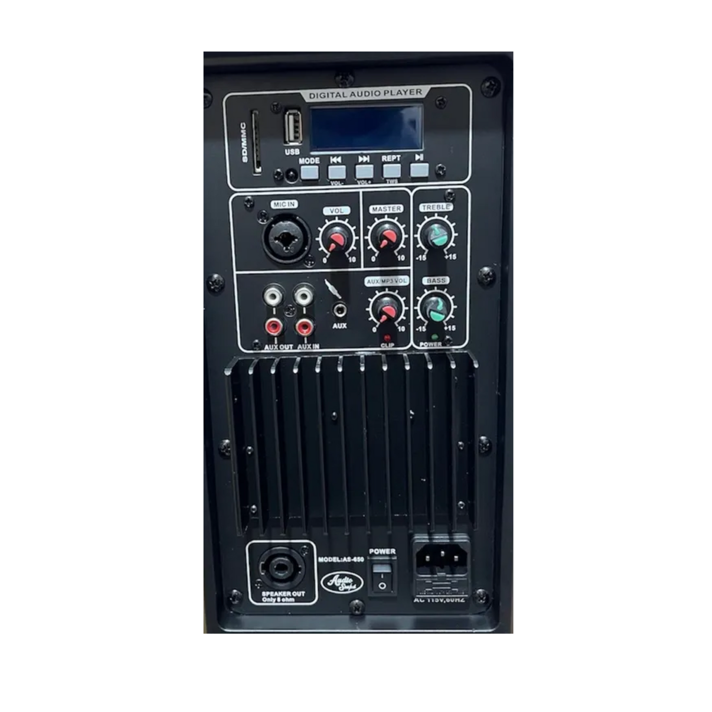 AS-650 CABINA ACTIVA AUDIO SOUND DE 8 PULGADAS