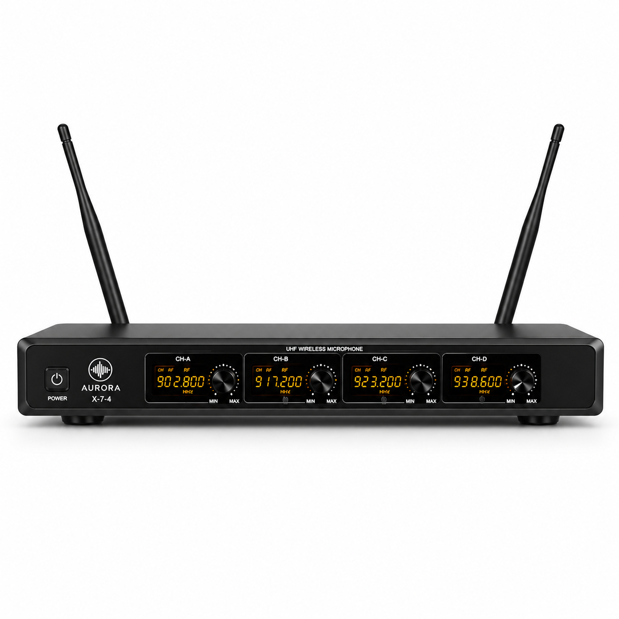 X-7-4 MICROFONOS INALAMBRICOS X4 DOBLE ANTENA