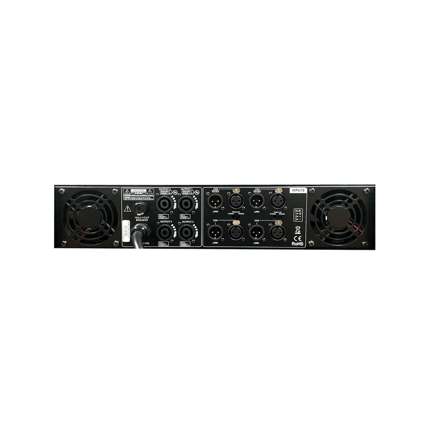 Amplificador PVP-8.4 PRO DJ 4 canales