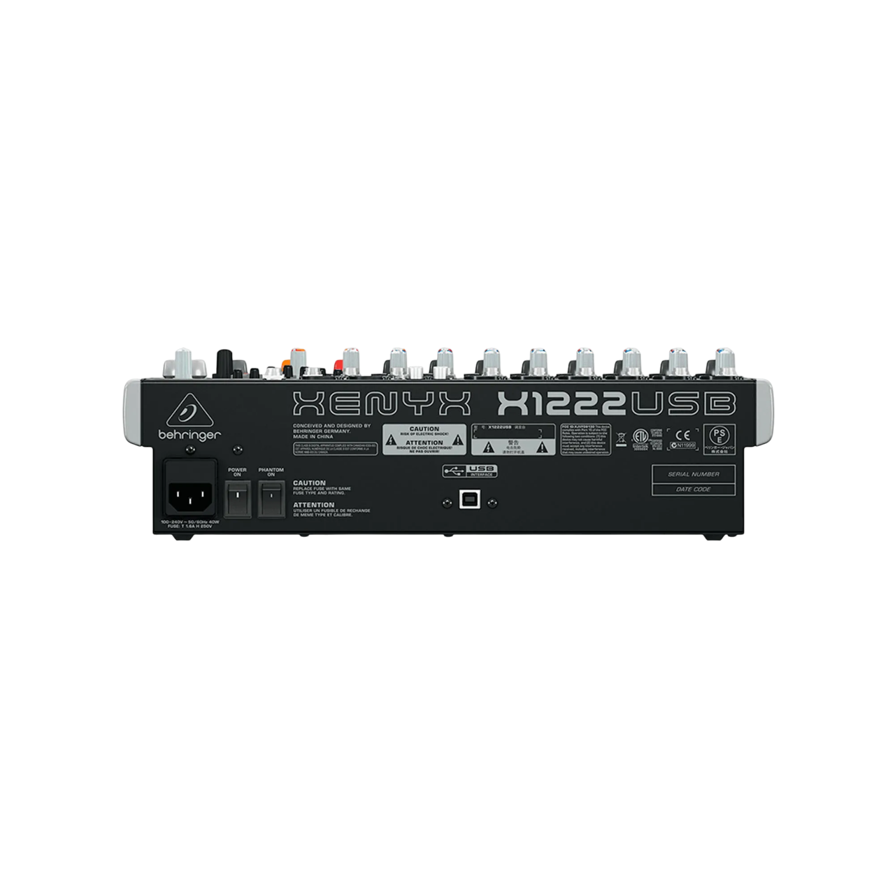 X1222USB CONSOLA BEHRINGER ANALOGA 6 ENTRADAS