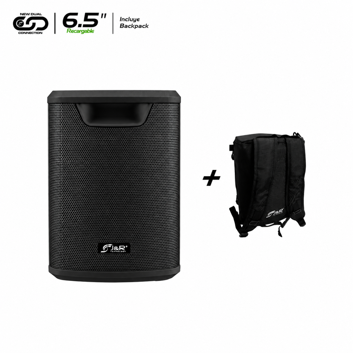 CABINA DE AUDIO RECARGABLE NEGRA PLUS 6.5 PULGADAS  J5276 N