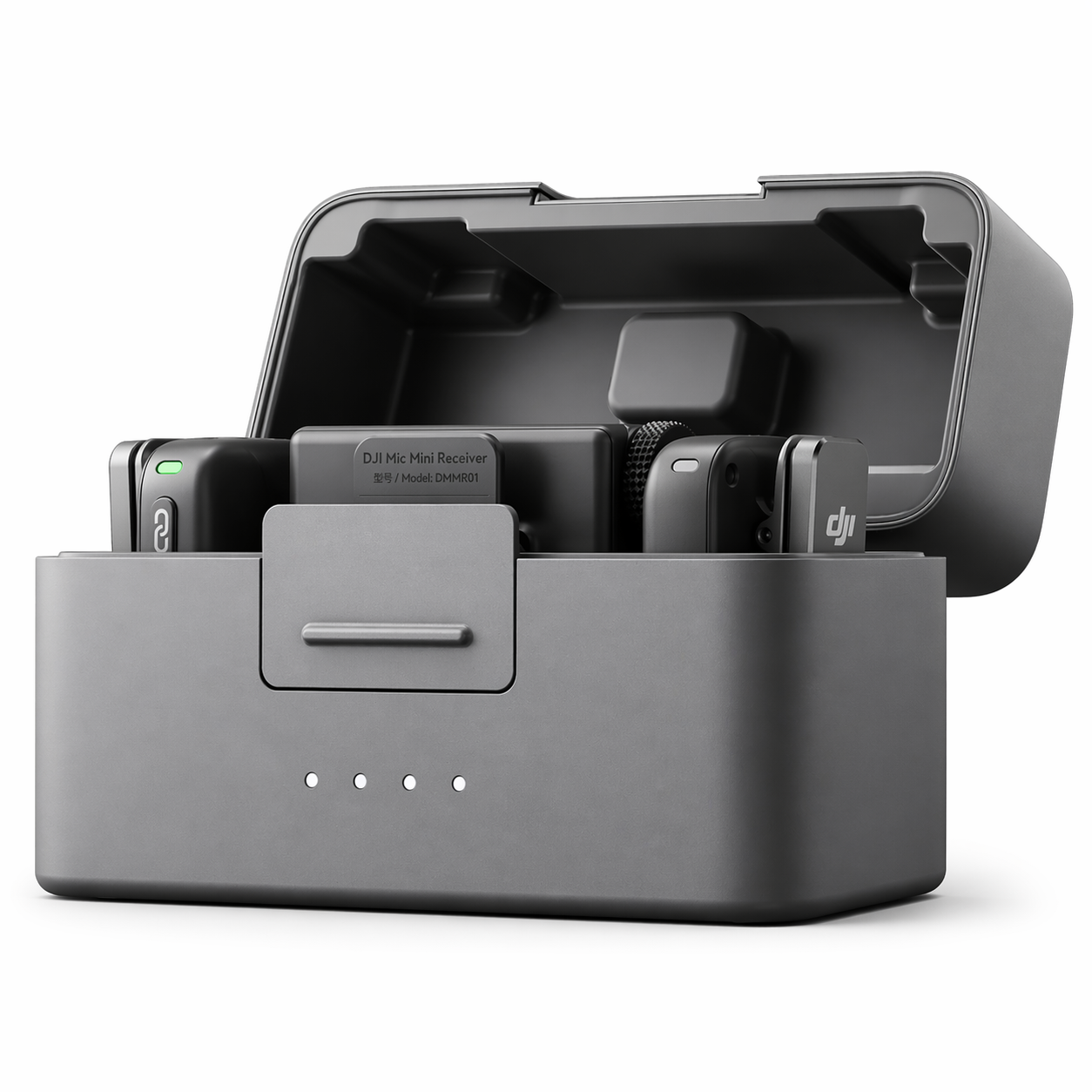 Mini micrófono DJI (2 transmisores + 1 receptor + estuche de carga)