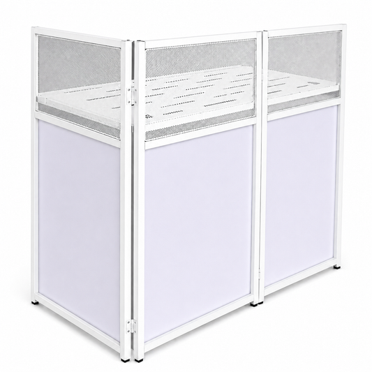 XKS511WH MESA PLEGABLE PARA DJ BLANCA