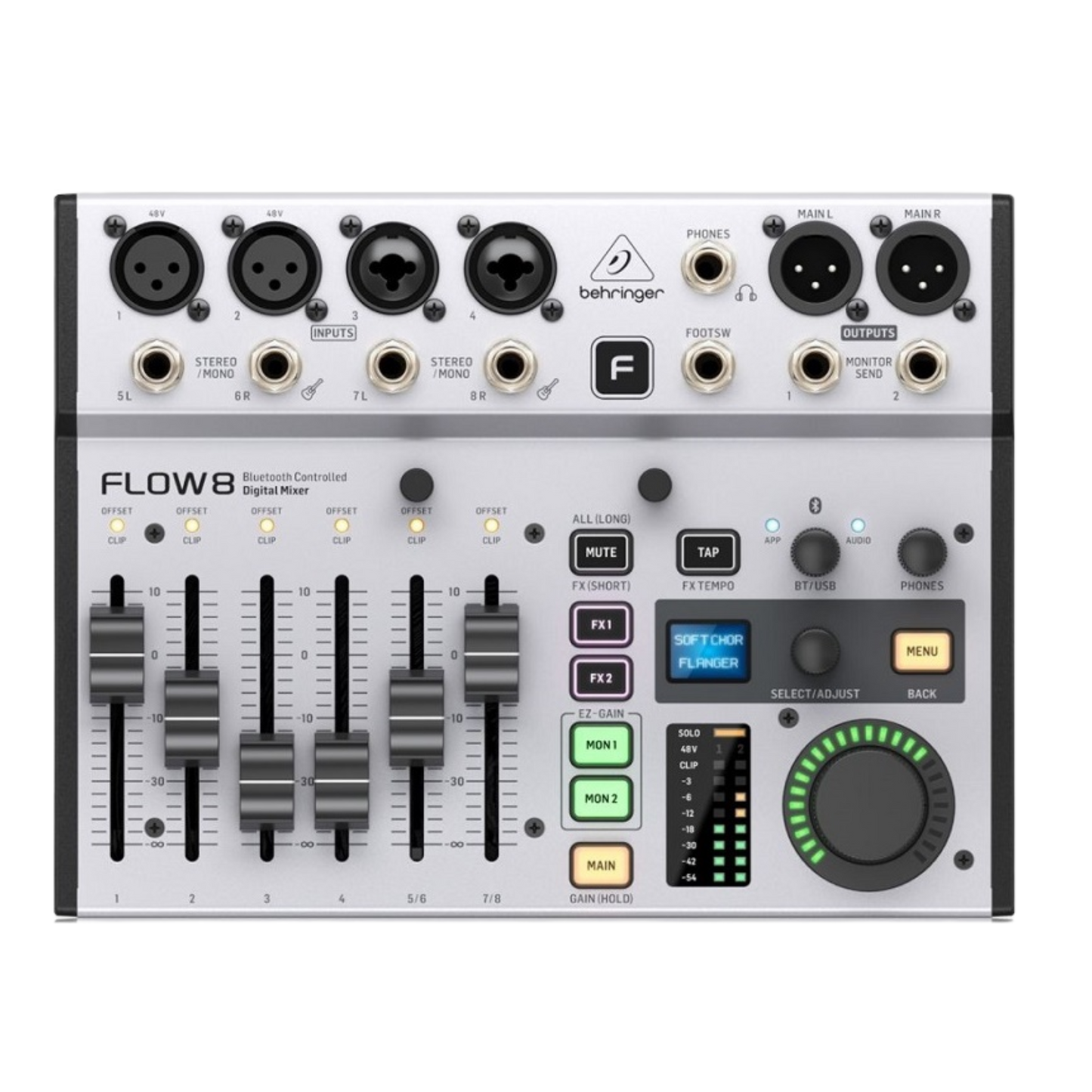 FLOW 8 BEHRINGER CONSOLA DIGITAL 8 CANALES