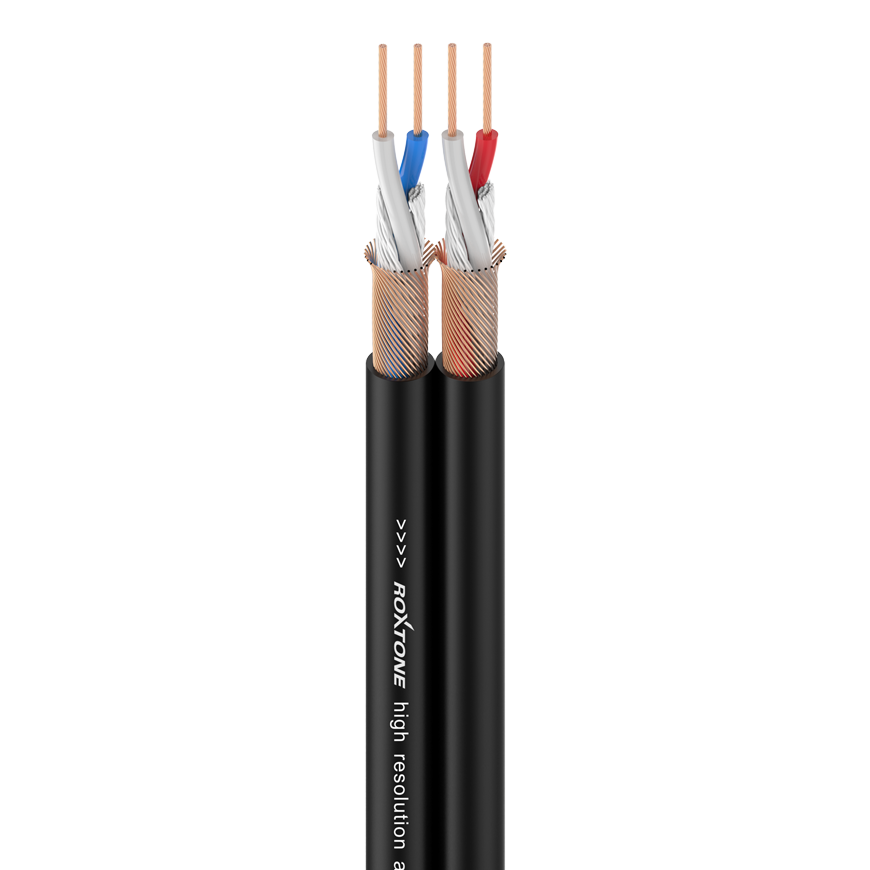 AC020 Cable de audio plano- 26AWG-2x2x0,14 mm²