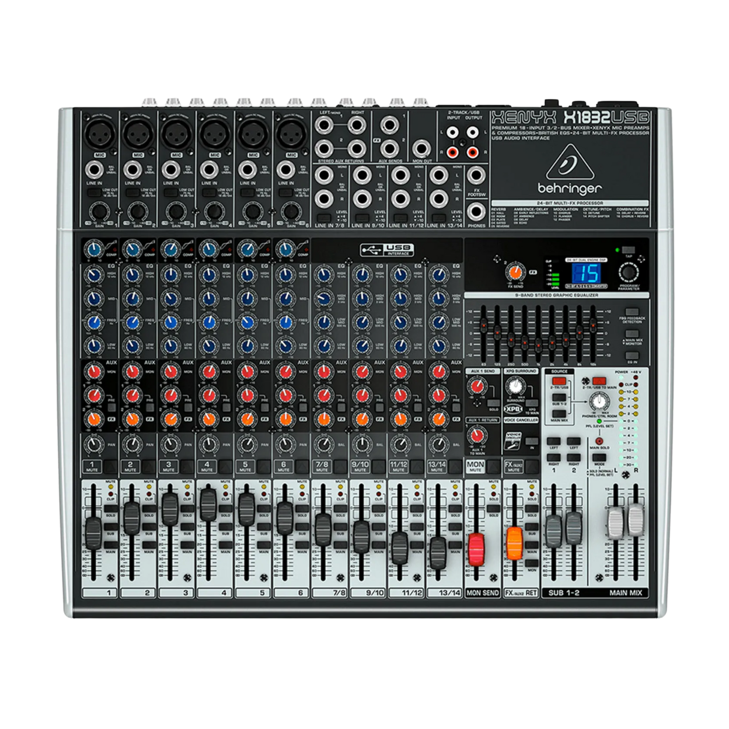 X1832USB CONSOLA BEHRINGER ANALOGA