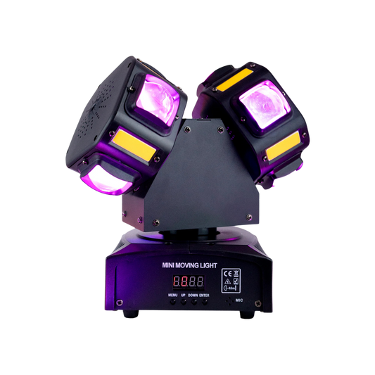 DOUBLE HEAD 810 LUZ DOBLE CABEZA PRO DJ LIGHTING láser