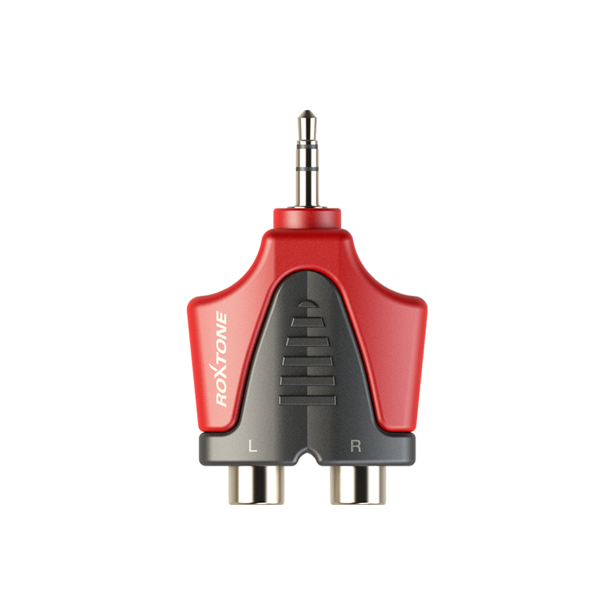 RPAN350 Conector estéreo de 3,5 mm - 2 conectores RCA hembra