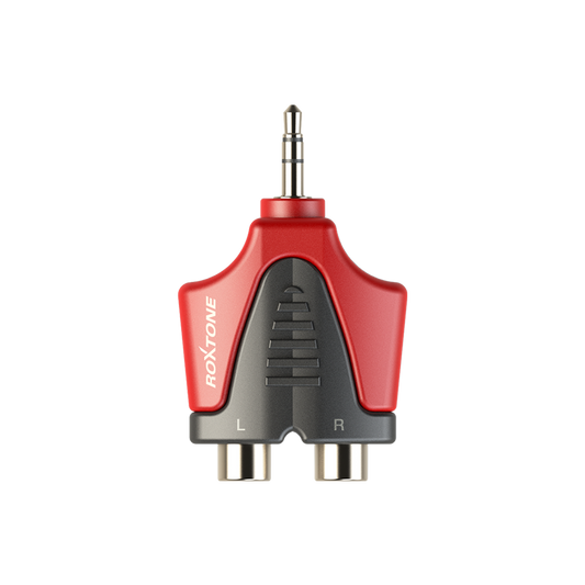 RPAN350 Conector estéreo de 3,5 mm - 2 conectores RCA hembra
