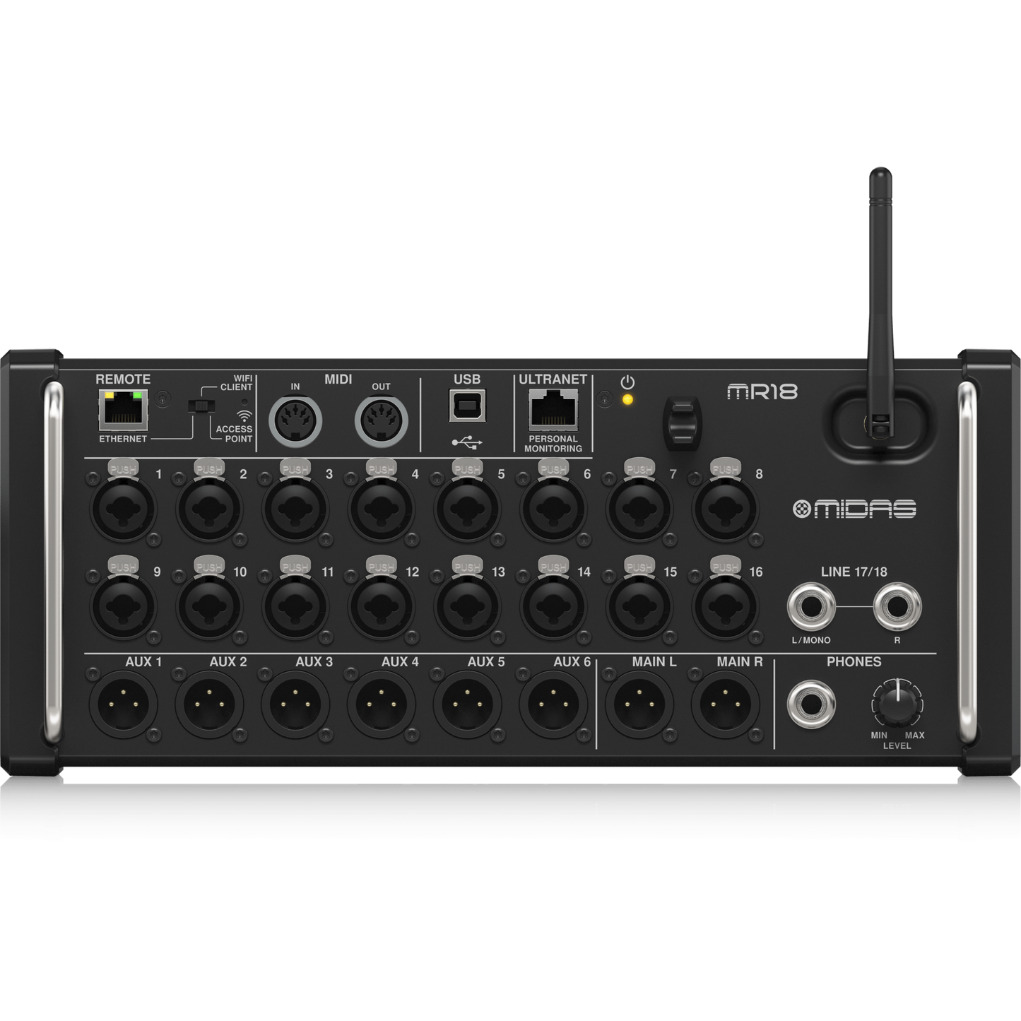 MR18 CONSOLA DIGITAL MIDAS 18 CANALES