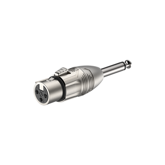 RA2XFJM Conector macho mono de 6,3 mm - XLR hembra de 3 pines