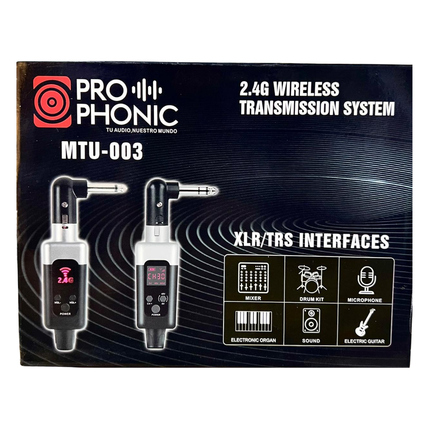 MTU-003 PROPHONIC SEÑAL INALAMBRICA DE XLR
