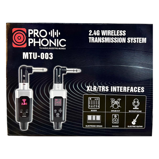 MTU-003 PROPHONIC SEÑAL INALAMBRICA DE XLR