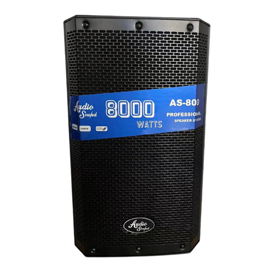 AS-800 CABINA ACTIVA AUDIO SOUND DE 10 PULGADAS