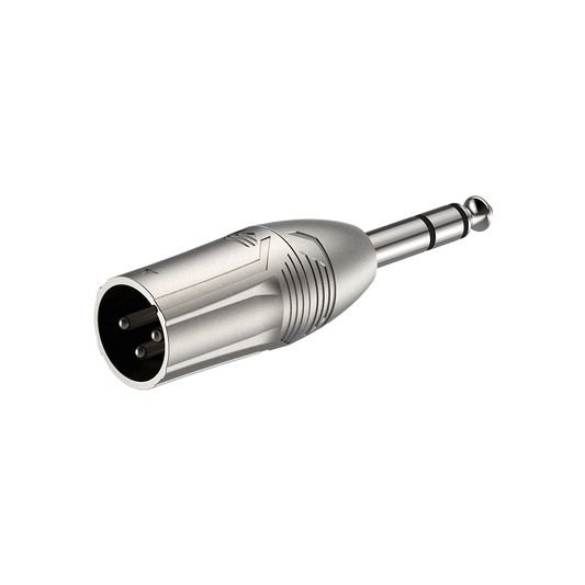 RA3XMJM Conector estéreo de 6,5mm - XLR  Macho de 3 Pines