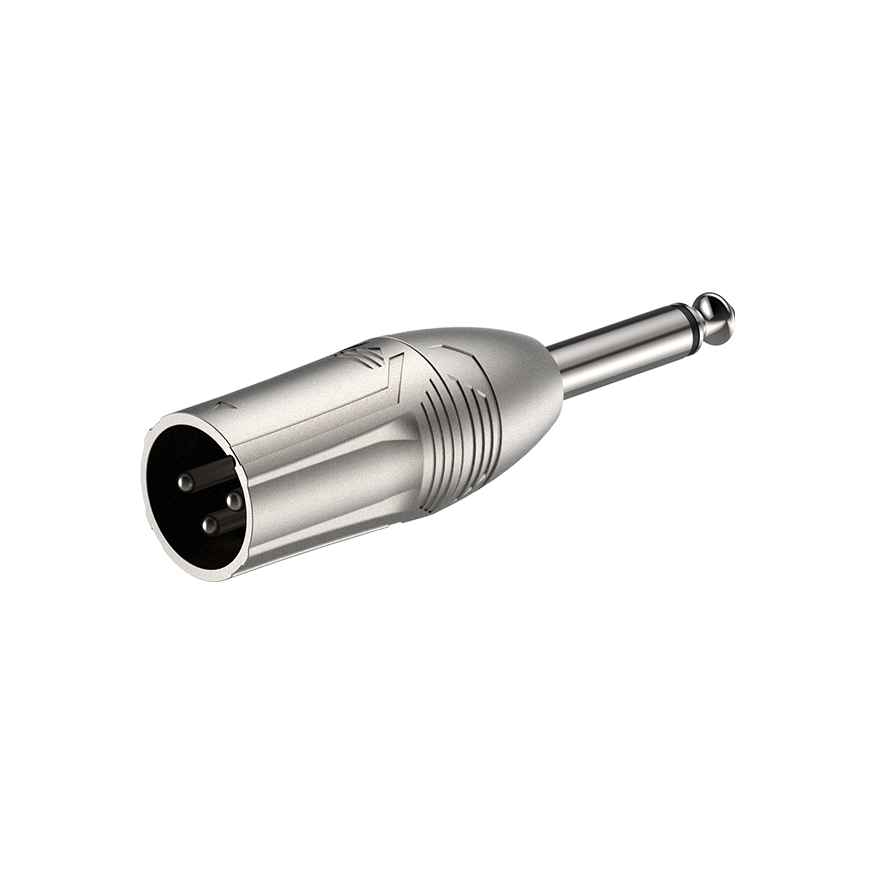RA2XMJM Conector Mono de 6,5 mm - XLR macho de 3 pines