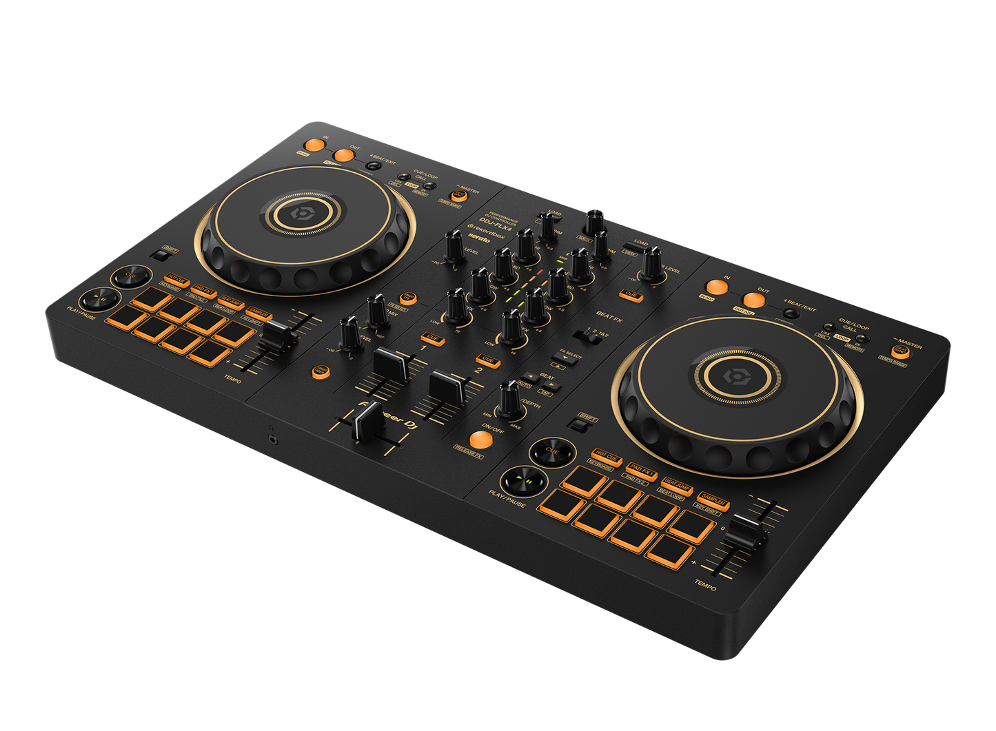DDJ-FLX4N CONTROLADORA PIONEER DJ DORADA