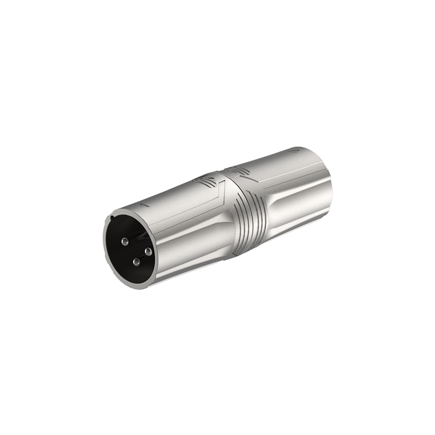 RA3XMM 3P XLR macho - 3P XLR macho