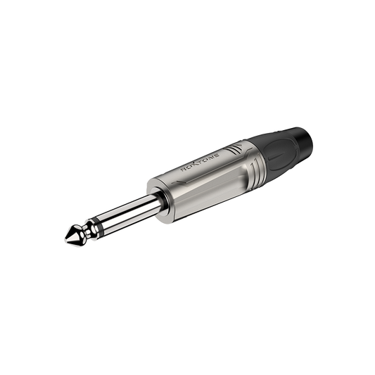 RJ2P-NN Plug Monofónico metálico 6.3mm.