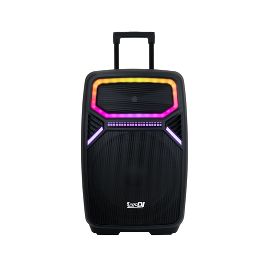 PP14T-B PRO DJ PARLANTE PRO DJ DE 15 PULGADAS RECARGABLE