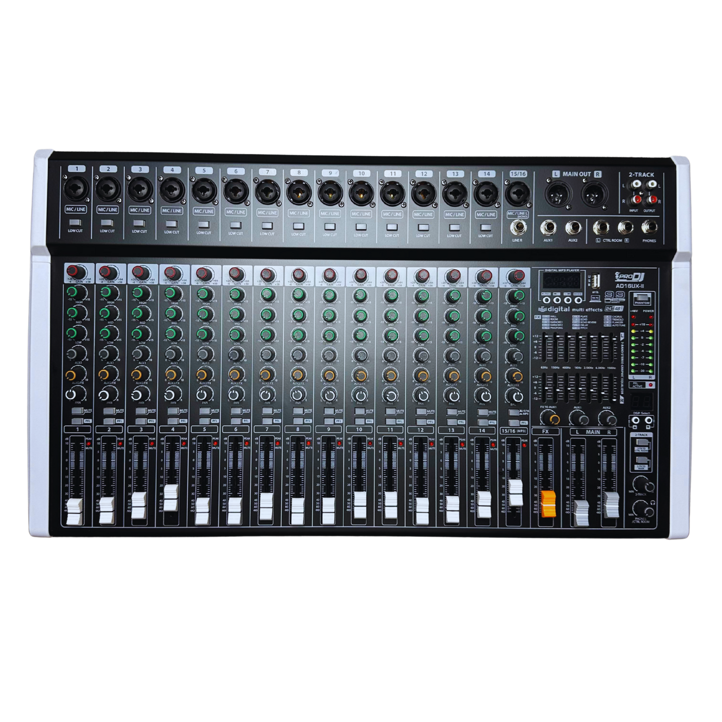 AD16UX-II CONSOLA PRO DJ PASIVA 16 CANALES