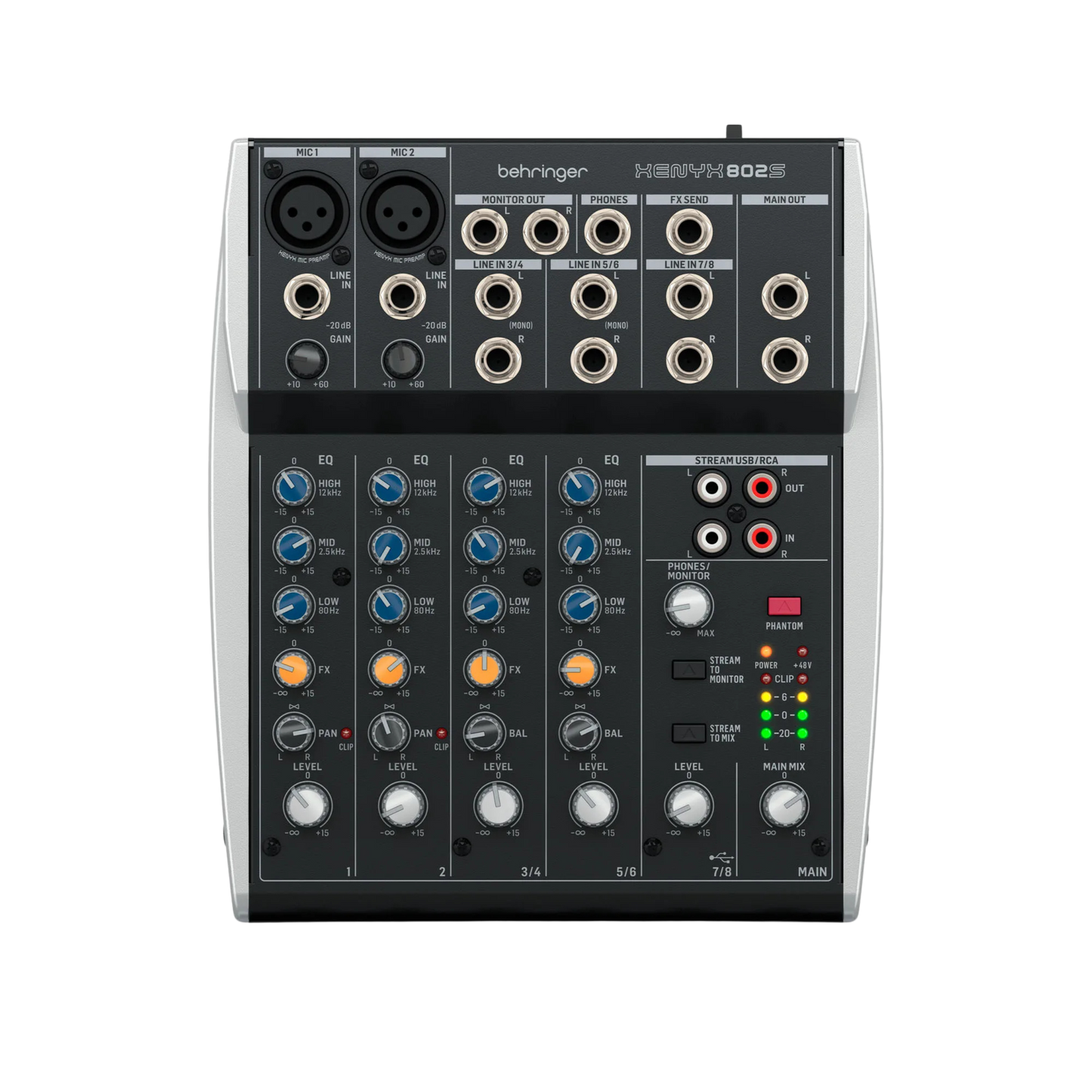 XENYX 802S CONSOLA BEHRINGER ANALOGA 4 CANALES