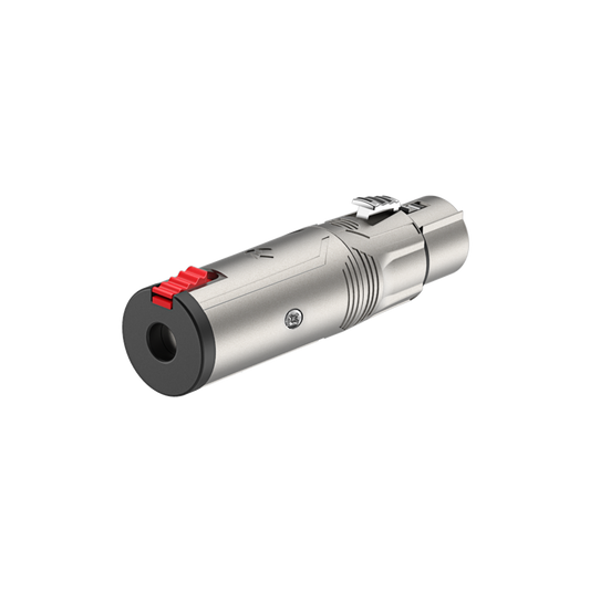 RA3XFJF Conector XLR 3P Hembra - Conector Estéreo de 6.3mm Con Cierre De Seguridad