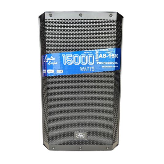 AS-1500 CABINA ACTIVA AUDIO SOUND 15 PULGADAS BLUETOOTH/USB/FM