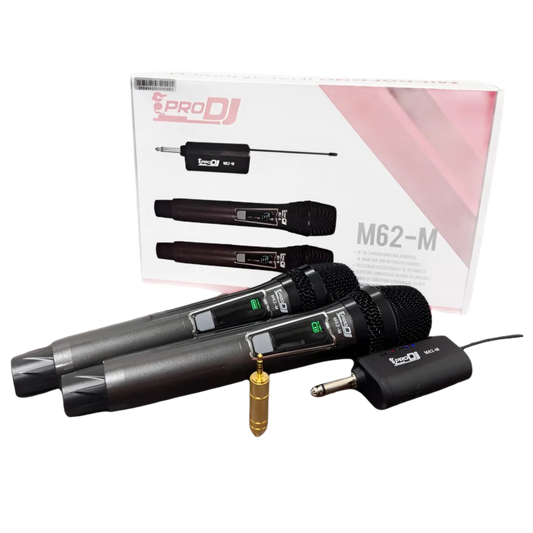 M62M PRO DJ MICROFONO INALAMBRICOS DOBLES PRO DJ