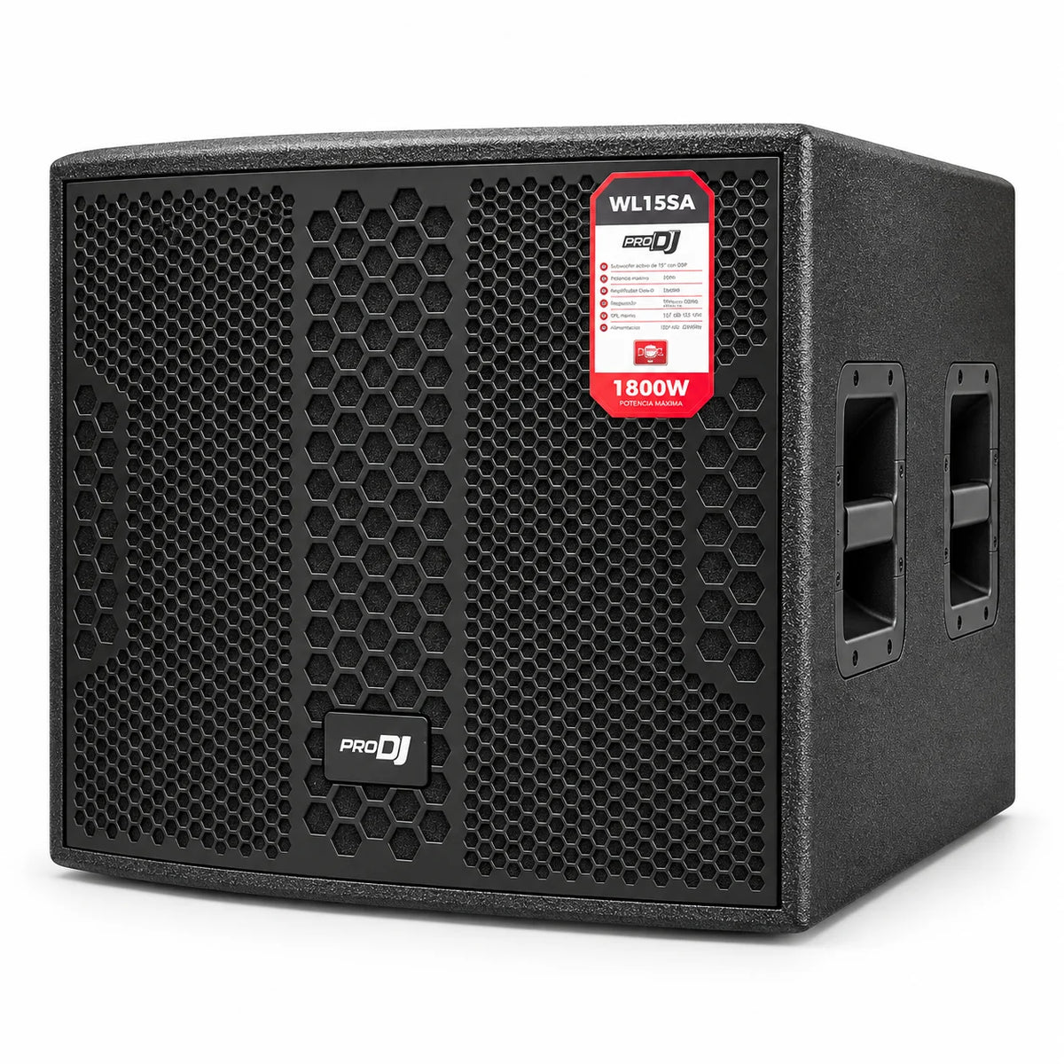 Combo Pro DJ cabina activa WL12DSP de 12 bajo activo WL15SA de 15  soporte SP-14BS