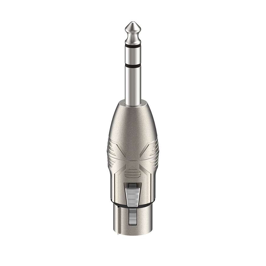 RA3XFJM Conector macho estéreo de 6,5 mm - XLR hembra de 3 pines