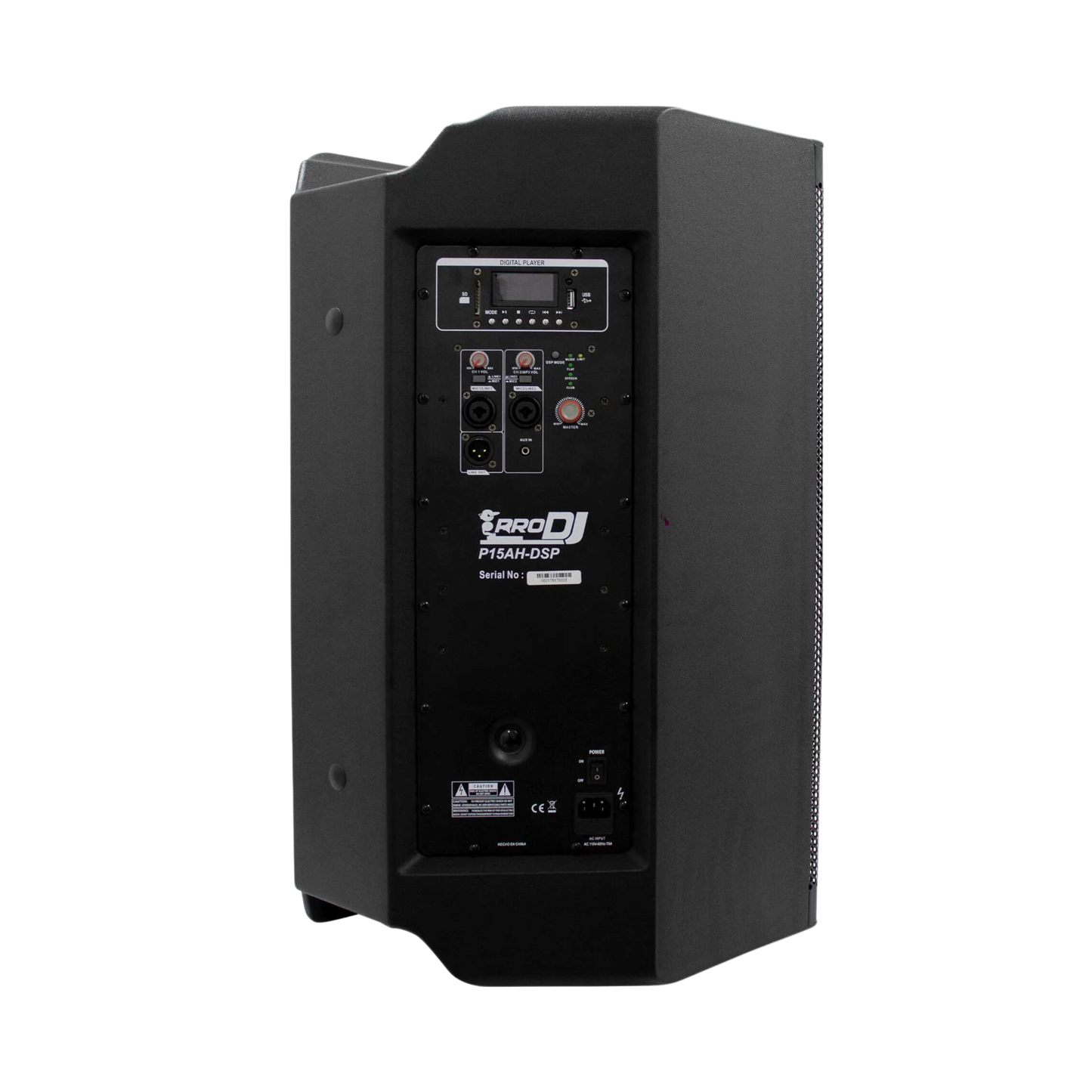 P15AH-DPS CABINA PRO DJ DE 15 PULGADAS 400WTS LECTOR USB/BLUETOOTH/FM