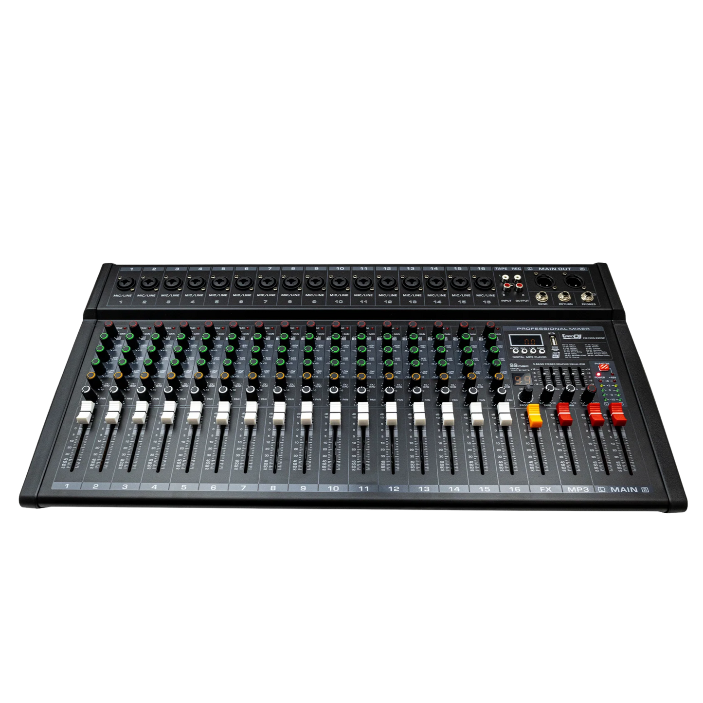 PM160S-II CONSOLA PRO DJ PASIVA 16 CANALES