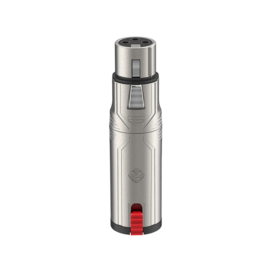 RA3XFJF Conector XLR 3P Hembra - Conector Estéreo de 6.3mm Con Cierre De Seguridad