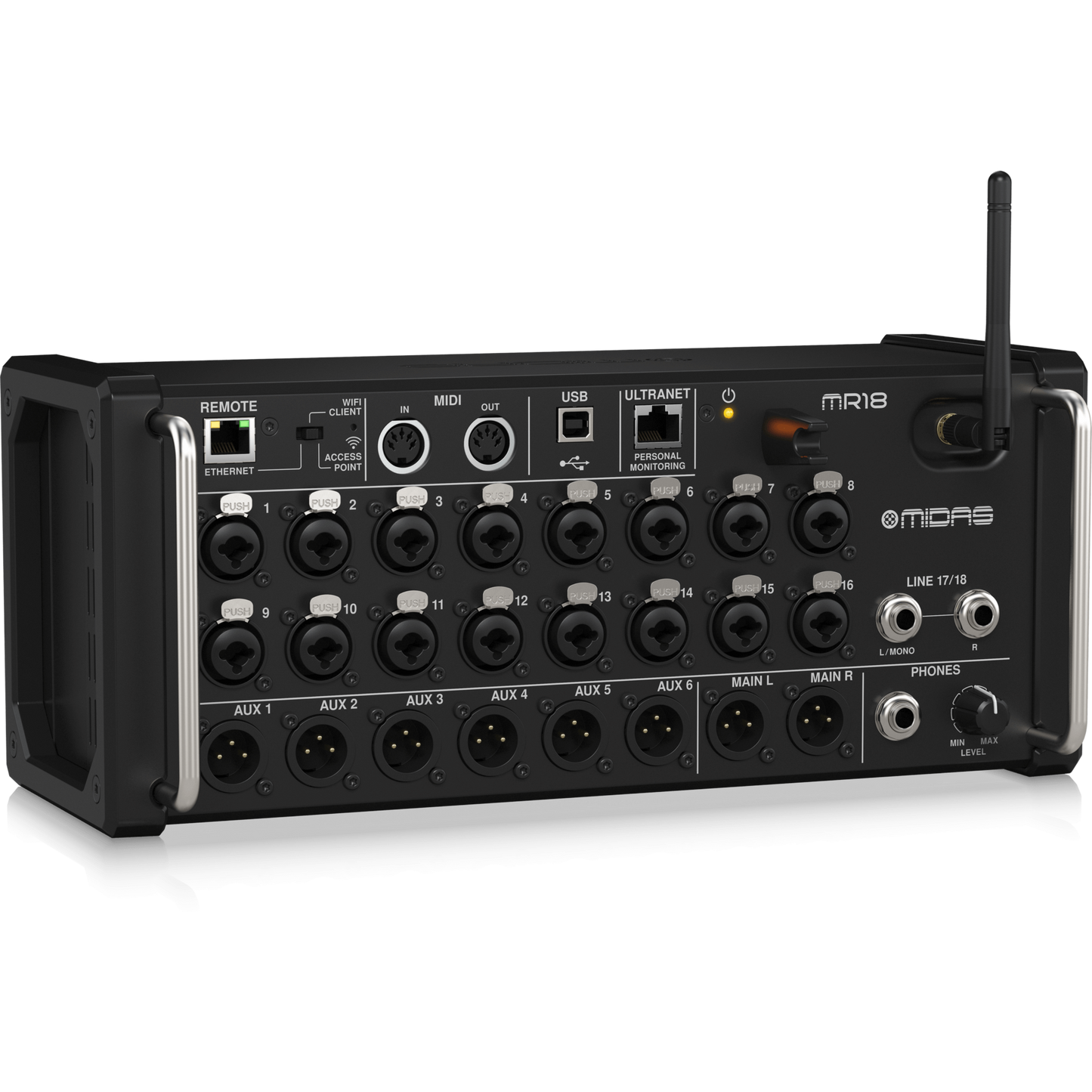 MR18 CONSOLA DIGITAL MIDAS 18 CANALES