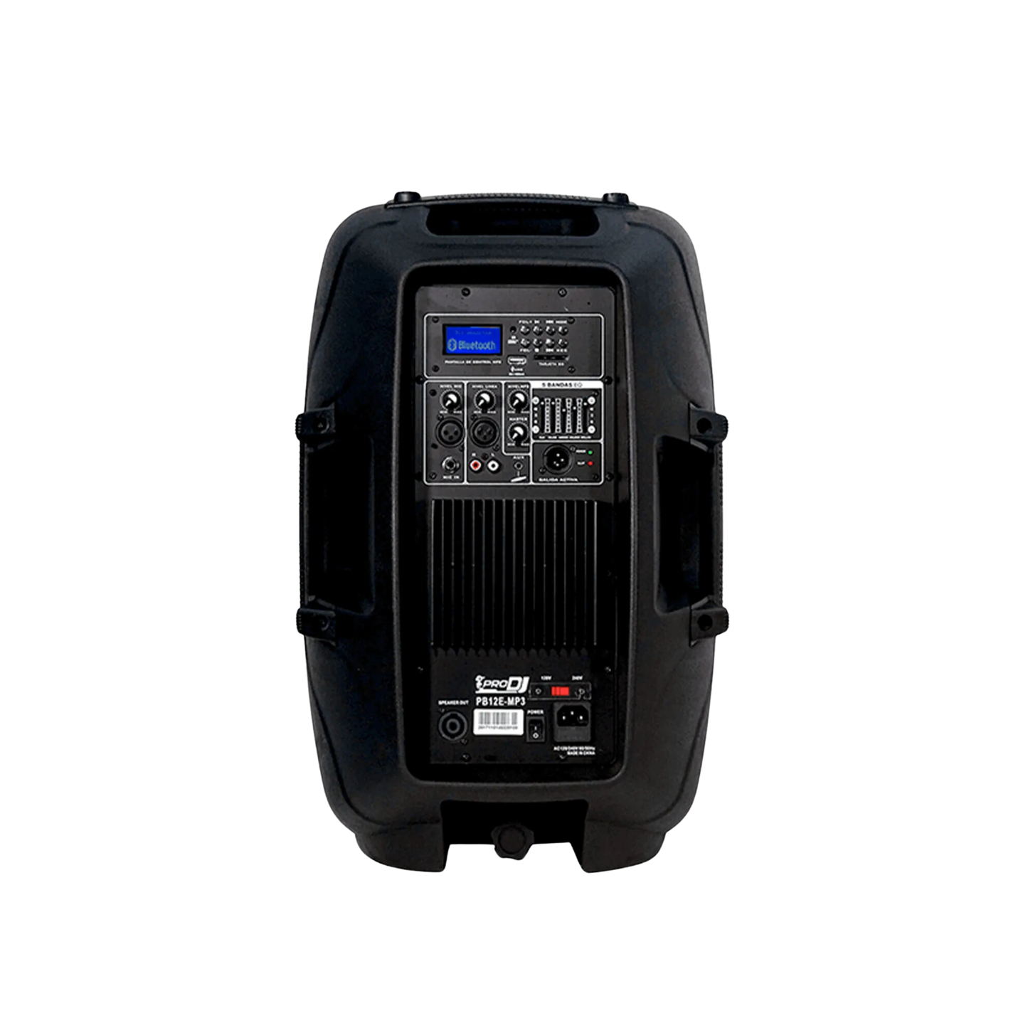 PB12E-MP3 CABINA PRO DJ 12" ACTIVA USB/BT/FM