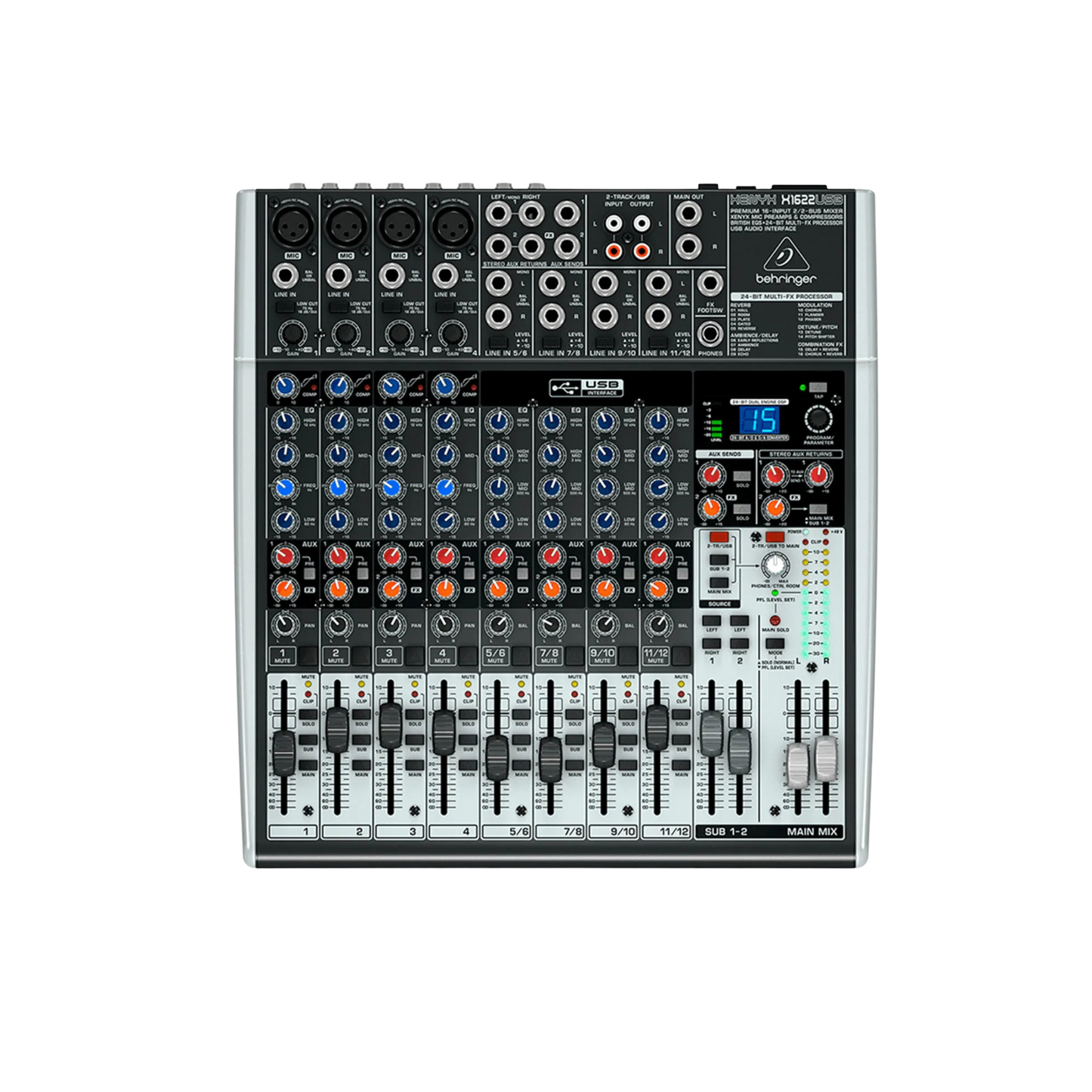X1622USB CONSOLA BEHRINGER ANALOGA