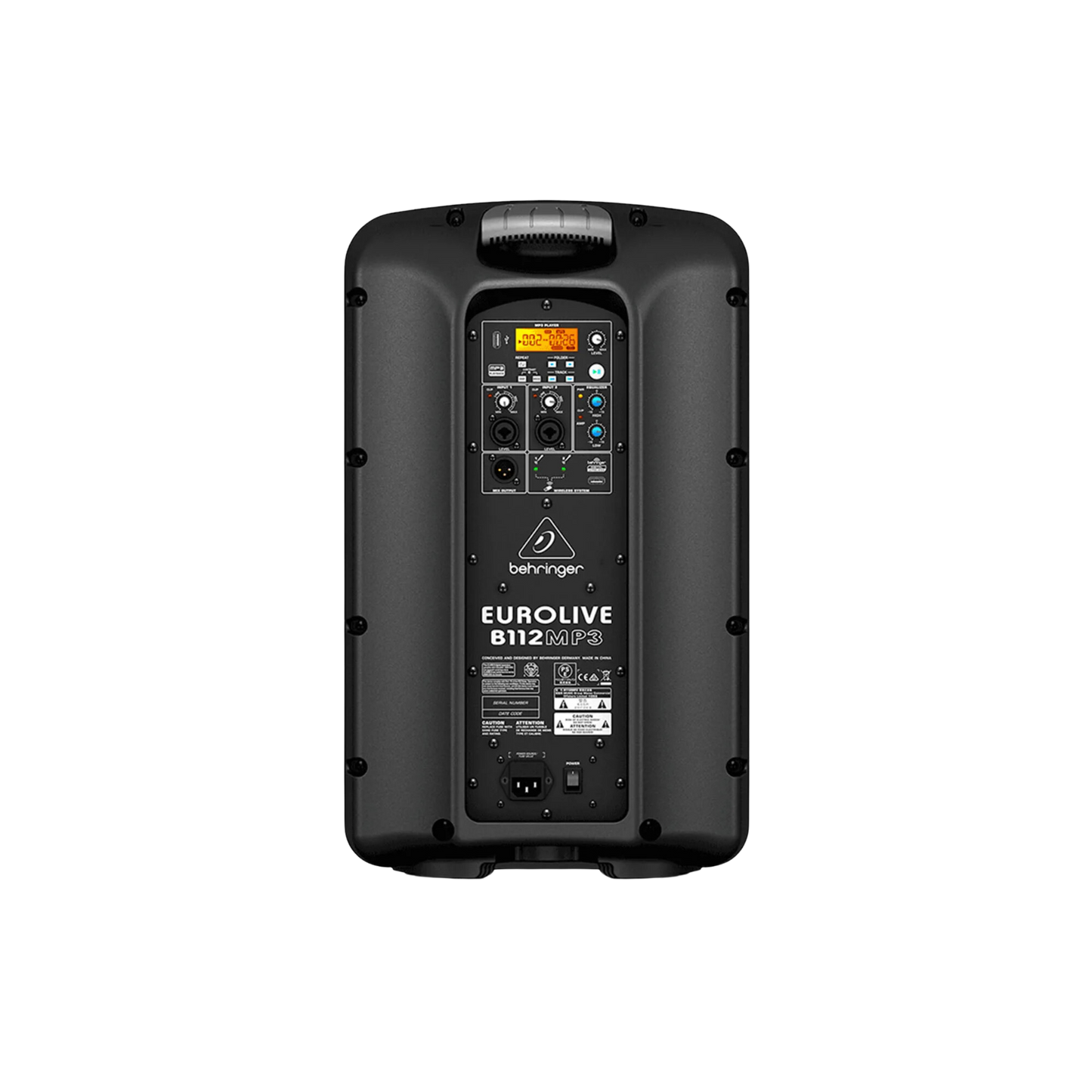 B112MP3 ALTAVOZ BEHRINGER 12" ACTIVO LECTOR USB