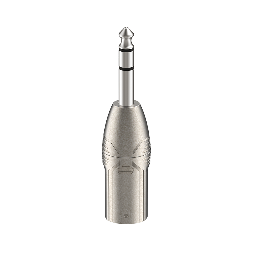 RA3XMJM Conector estéreo de 6,5mm - XLR  Macho de 3 Pines