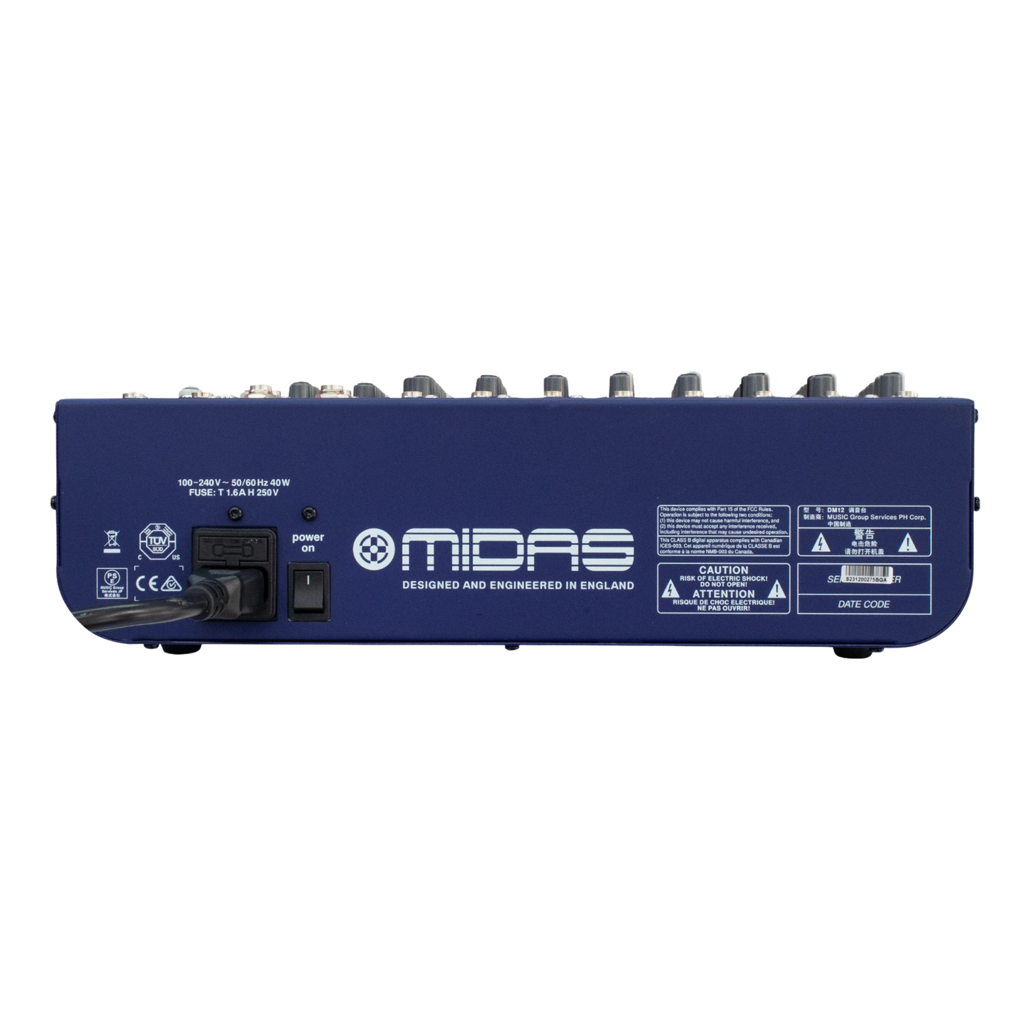 DM16 CONSOLA MIDAS ANALOGA DE 16 CANALES