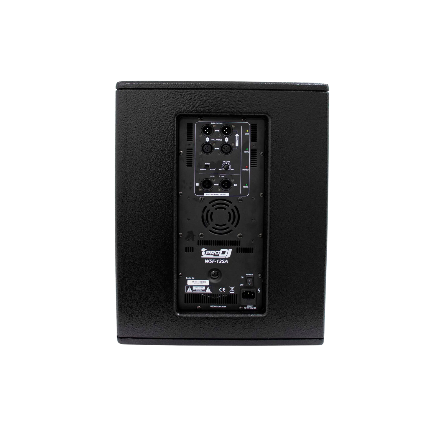 WSF-12SA SUBWOOFER PRO DJ ACTIVO 12 PULGADAS