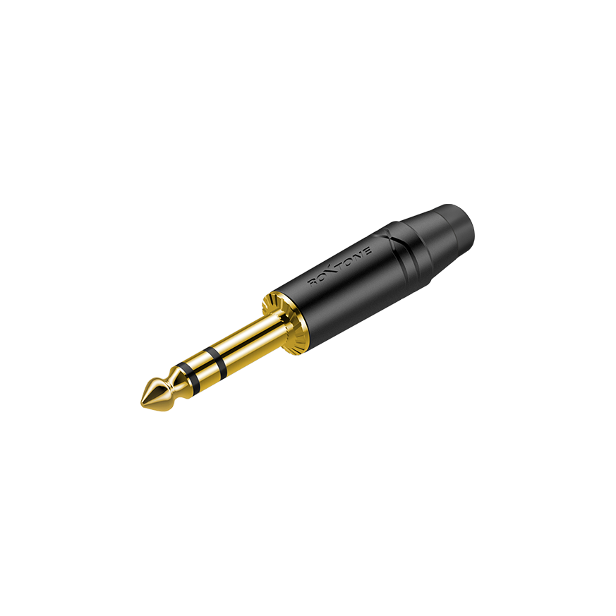RJ3PP-BK-BG CONECTOR PLUG 6.3MM MACHO