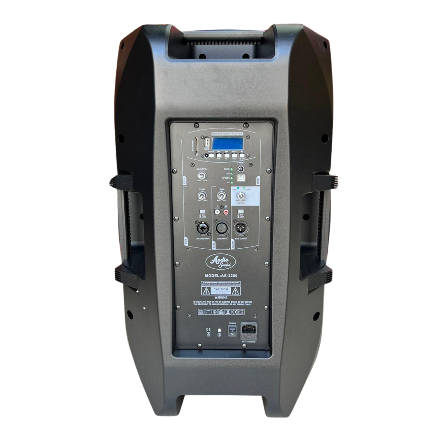 AS-2200 CABINA ACTIVA DE 15 PULGADAS AUDIO SOUND
