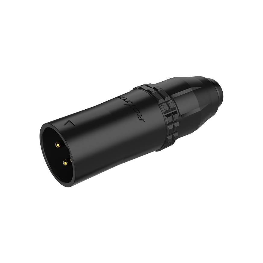 RX3MWP-BG XLR CONECTOR MACHO