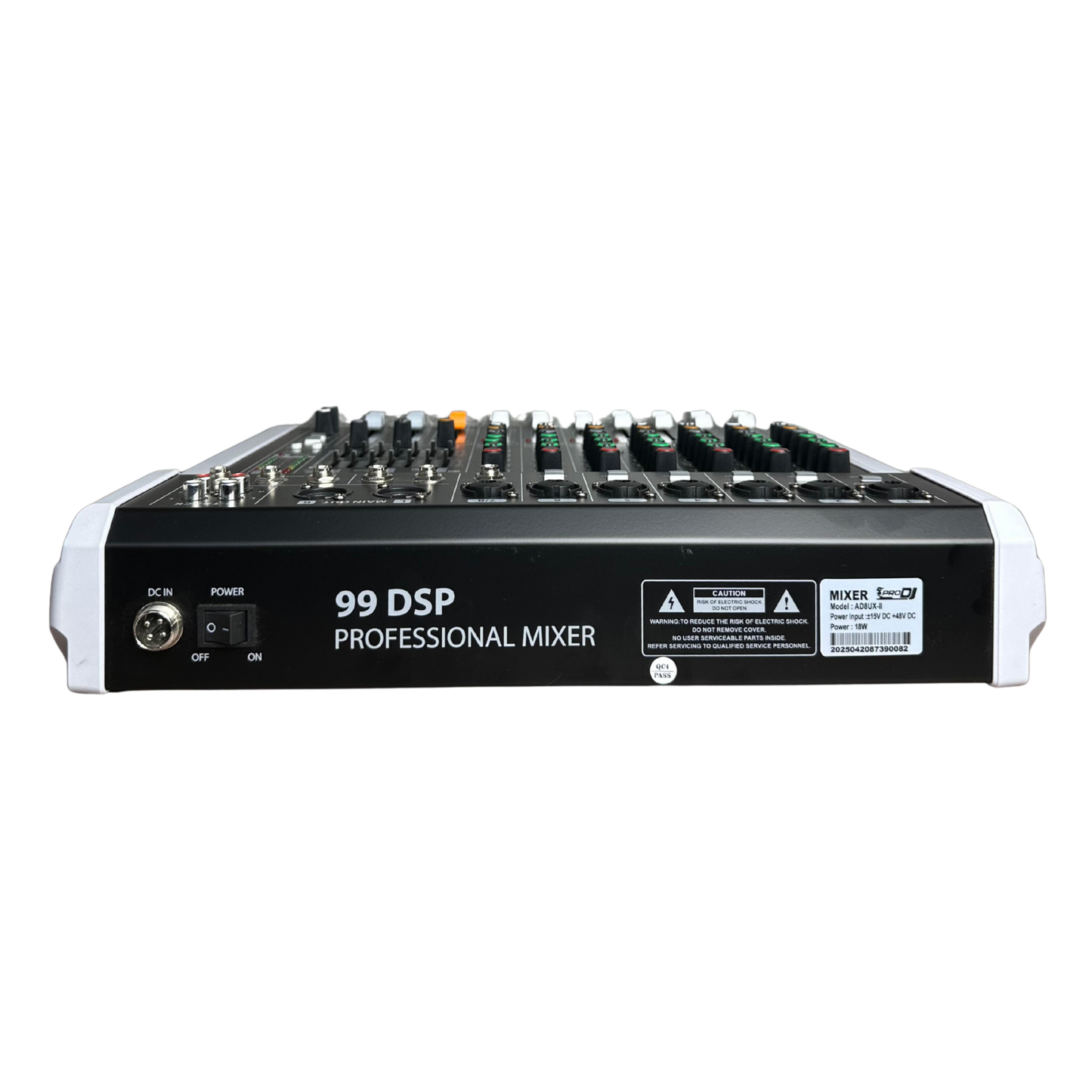AD8UX-II CONSOLA PRO DJ PASIVA 8 CANALES
