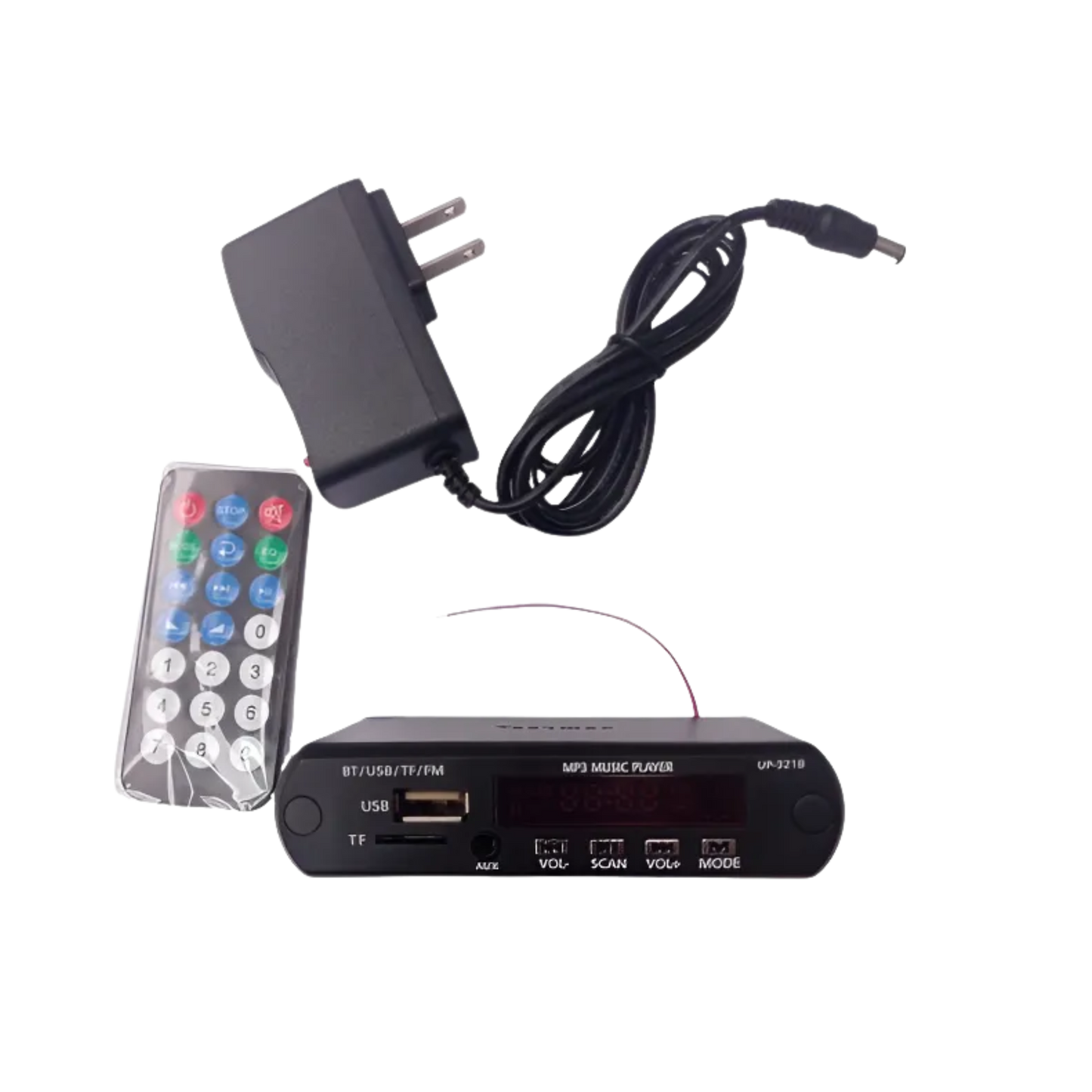 UP-321BC Modulo Reproductor Externo BT-USB-TF-FM Techman